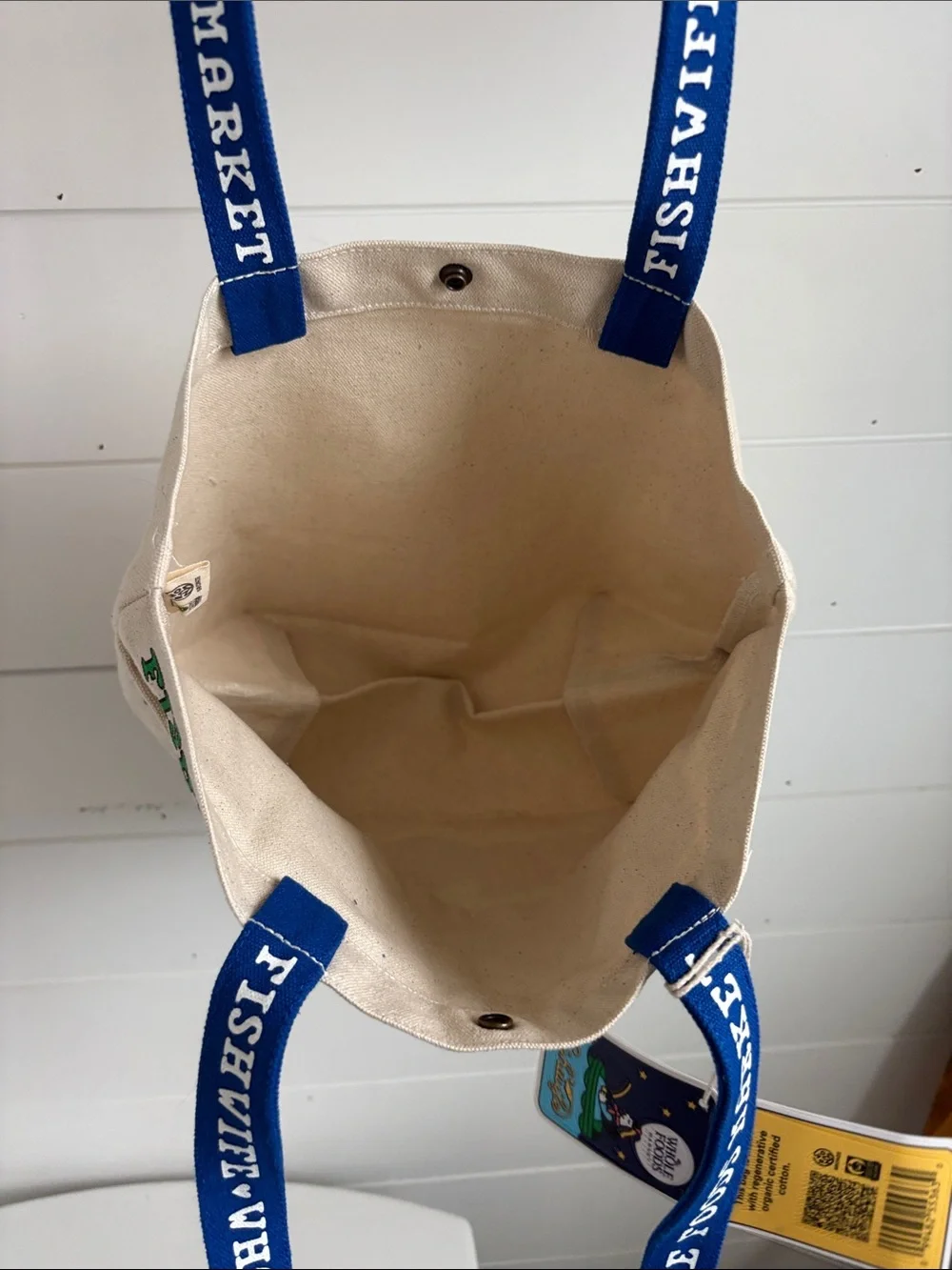 Whole Foods x Fishwife Medium tote NWT